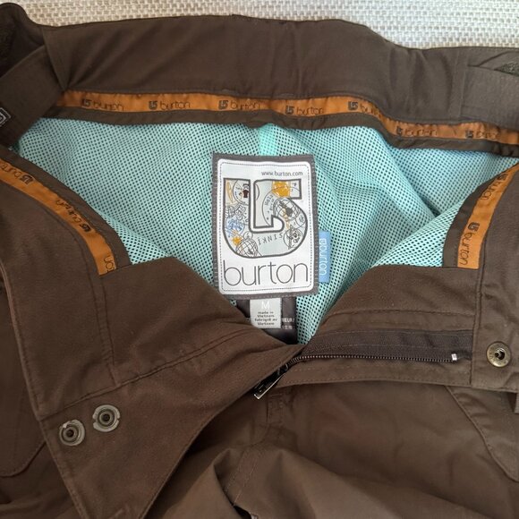 BURTON Cargo Brown women's sie Medium snowpant - Picture 6 of 6